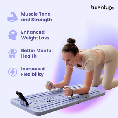Portable Pilates Reformer + 90 Day Bootcamp