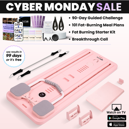 Portable Pilates Reformer + 90 Day Bootcamp