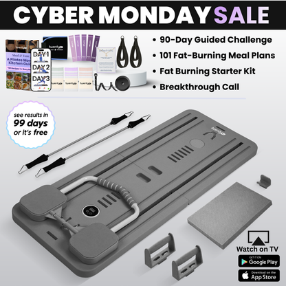 Portable Pilates Reformer + 90 Day Bootcamp