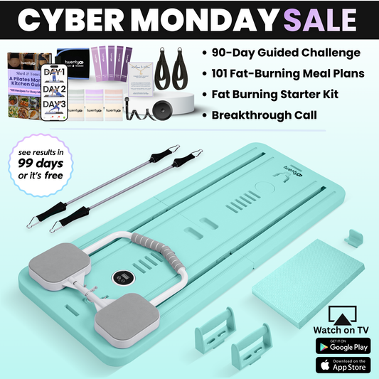 Portable Pilates Reformer + 90 Day Bootcamp