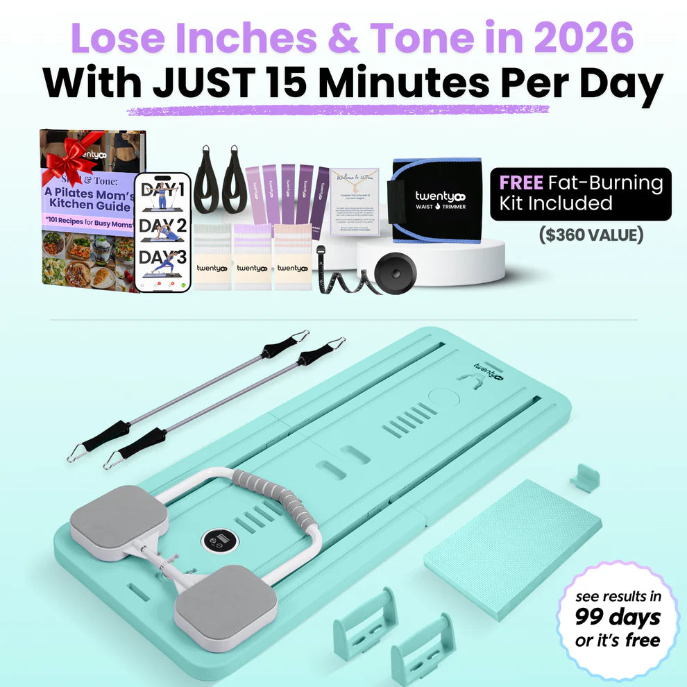 Portable Pilates Reformer + 90 Day Bootcamp