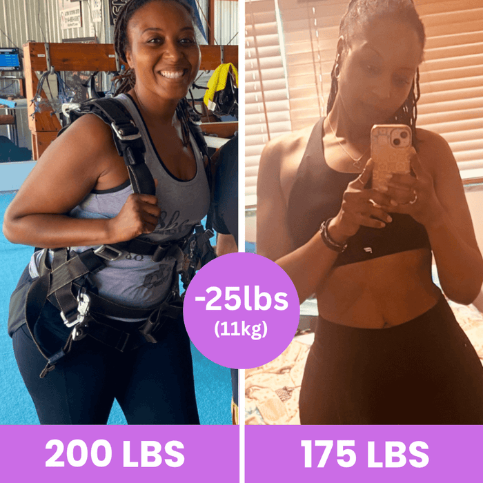 Jamie, 200 lbs to 175 lbs