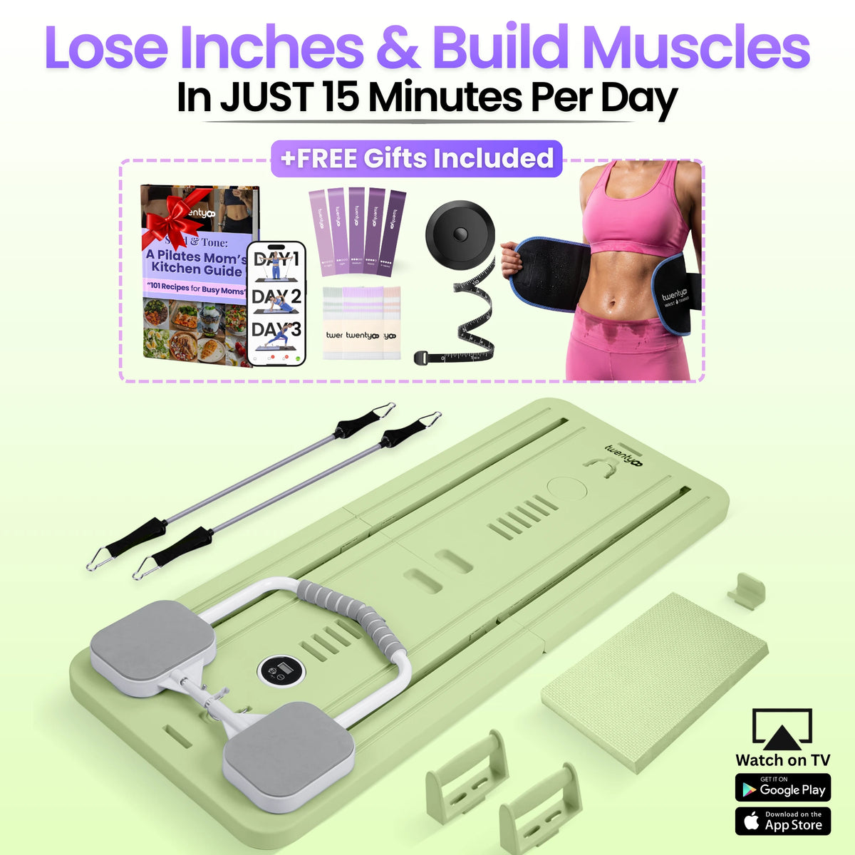 Portable Pilates Reformer + 28 Day Challenge