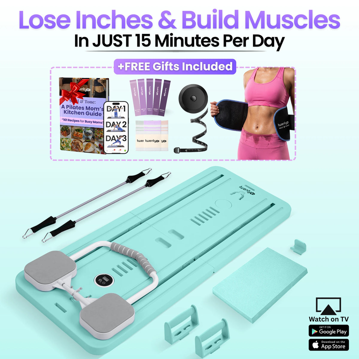 Portable Pilates Reformer + 28 Day Challenge