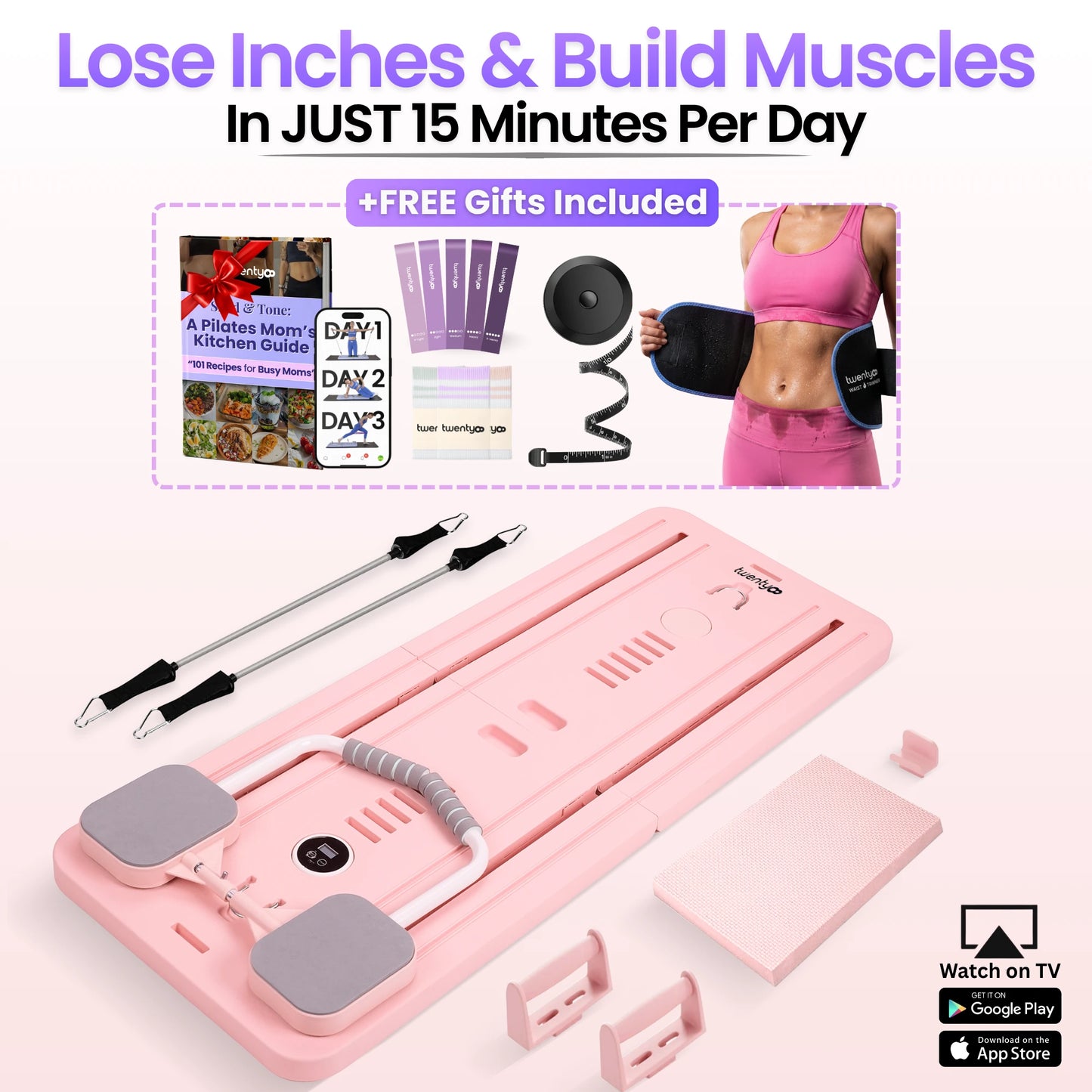 Portable Pilates Reformer + 28 Day Challenge