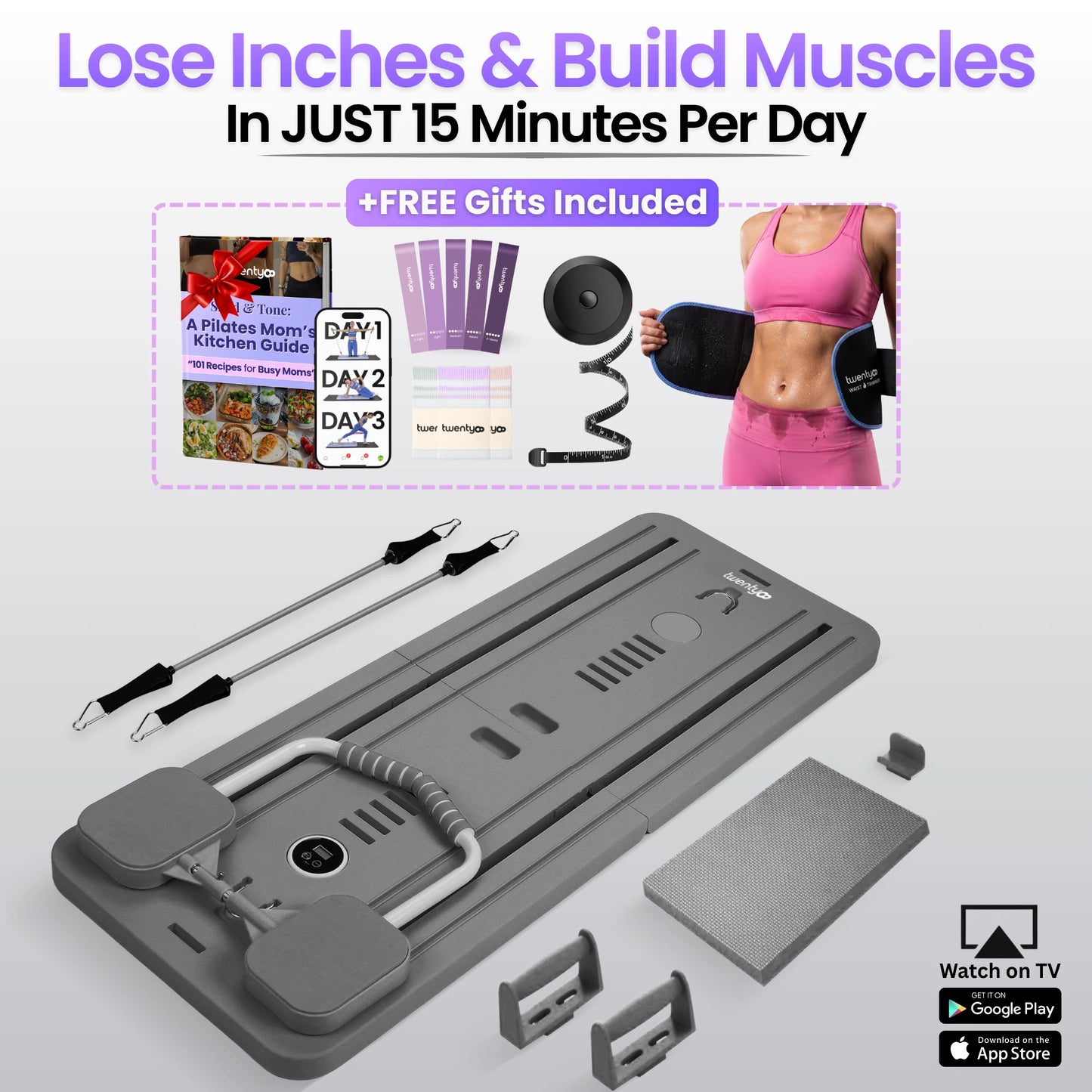 Portable Pilates Reformer + 28 Day Challenge