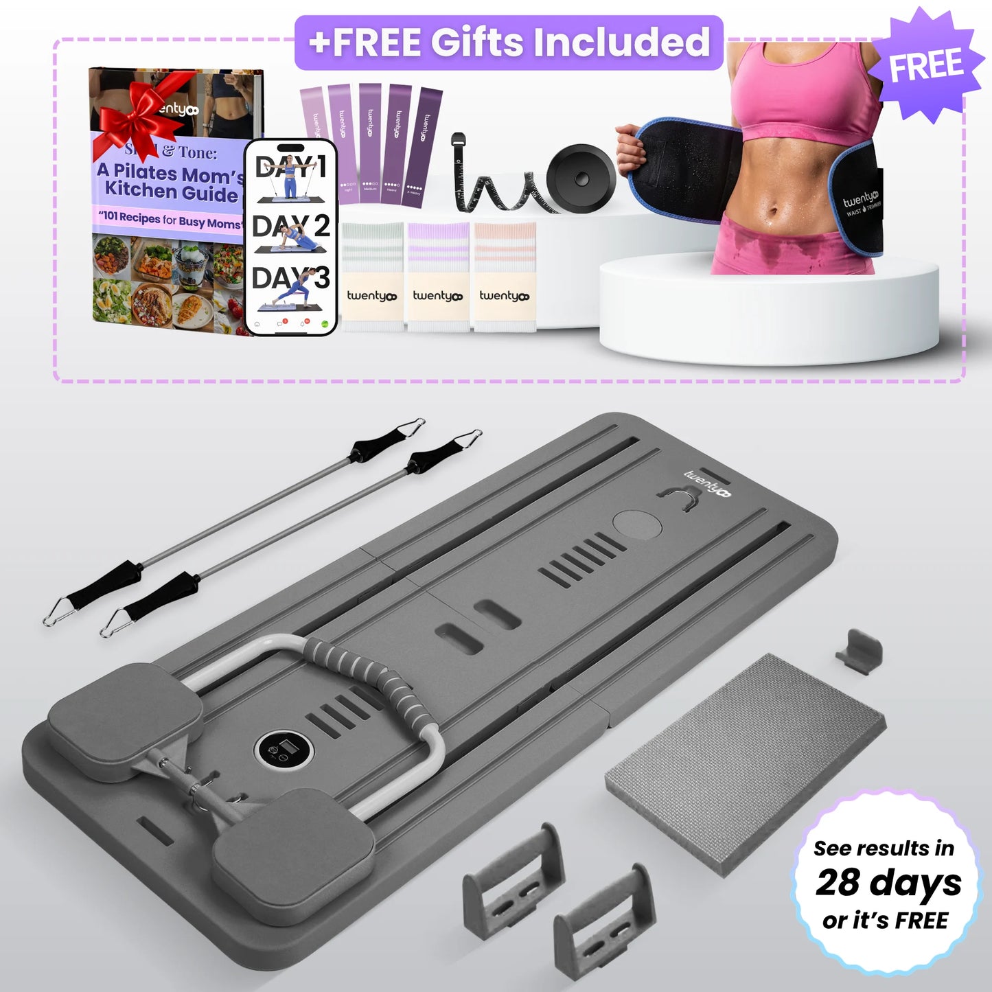 28Pilates™ Total Transformation Bundle + 28 Day Belly Melt Challenge