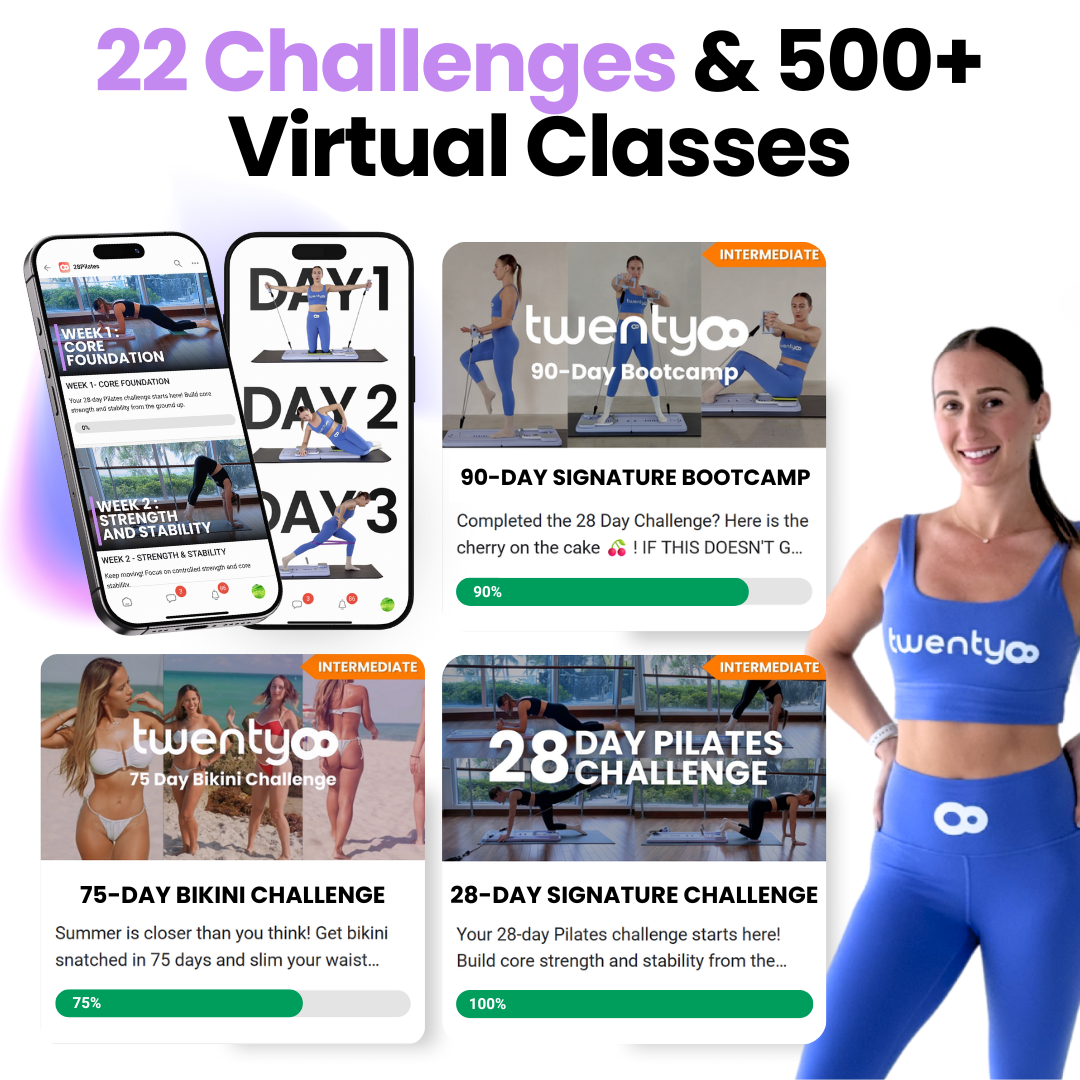 28Pilates™- 22 Challenges, 500+ Classes & Community