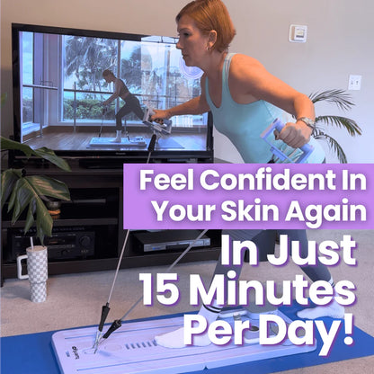 Portable Pilates Reformer + 90 Day Bootcamp